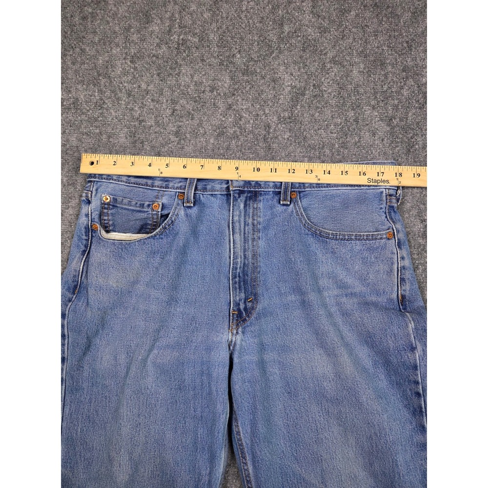Levi's 550 Relaxed Fit Jeans Mens 36x30 Blue Denim Tapered Leg 00550-4891 - Picture 8 of 13